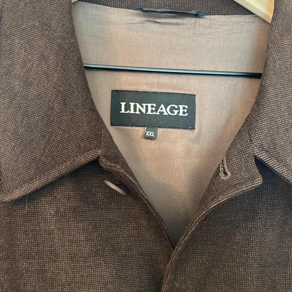 LINEAGE Blazer/Shacket Brown XXL - Picture 2 of 16